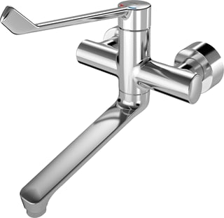 KWC - Wastafelmengkraan (opbouw) Thermostaat-Wandmengkraan