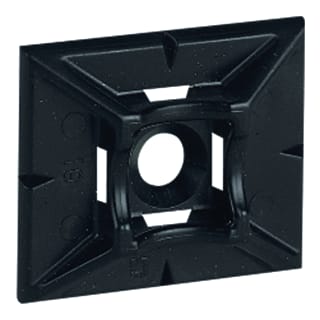 Legrand - Bev.sokkel/element v kabelbinder Plakzadel 35X30 Zw Ds100