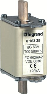 Legrand - LEXIC Smeltpatroon (mes) Mespatroon Gg/Gl 63A Din0