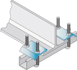 Flamco - Strut Railbalkklem Fast Prof.Bev.Strut U-Bolt 110