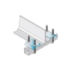 Flamco - Strut Railbalkklem Fast Prof.Bev.Strut U-Bolt 110