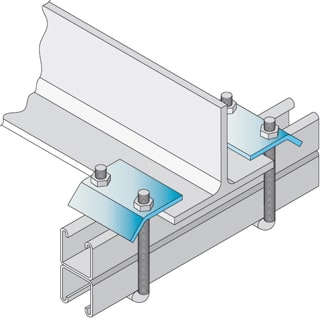 Flamco - Strut Railbalkklem Fast Rp-Str U150 Profielbev.