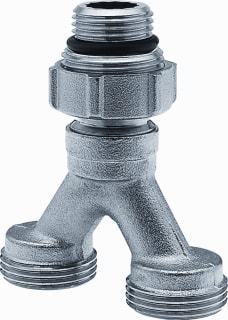 Hummel - Fitting met 3 aansluitingen Y Stuk 1/2Wx3/4X3/4 Euro
