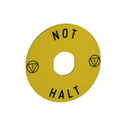 Schneider Electric - Harmony XB4 Tekstschild vr drukknop/signaallamp Etik. 90Mm Zby8230 Not-Halt