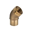 Viega - Sanpress 2226.1 Fitting met 2 aansluitingen prfi bocht brons 45gr 76.1mm