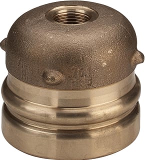 Viega - Sanpress 2256 Fitting met 1 aansluiting prfi eindkap brons 108mm