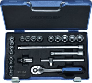 Gedore - Dopsleutel (set) Dopslset D 30 Hmu-10 22Mm