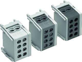 Geyer - Distributie-klemmenblok Aansluitklem 1P 25Mm2 Bl