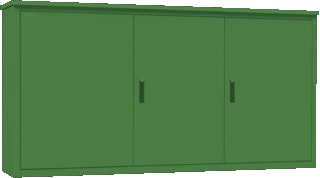 Geyer - RV Schakelkast leeg Rvs Buitenkast +Mp Rv1410