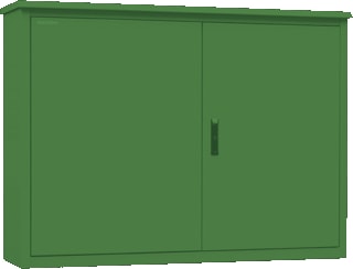 Geyer - RV Schakelkast leeg Rvs Buitenkast +Mp Rv1114