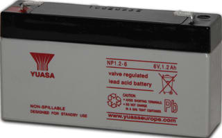 Yuasa - NP Accu (lood) 6V-Ldaccu Np1.2-6