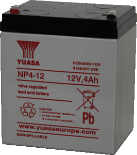 Yuasa - NP Accu (lood) 12V-Ldaccu Np4-12