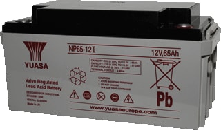 Yuasa - NP Accu (lood) 12V-Ldaccu Np65-12