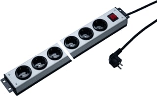 Martin Kaiser - 1001 19" Energiedistributiepanel (PDU) Tafcds 6V Ra Sch 3Mtr
