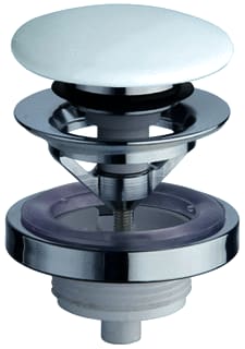 Raminex - Up&Down Afvoerplug 5/4 U/D Chr/Wt