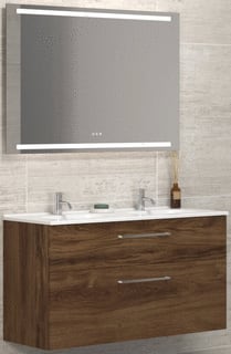 Dansani - Luna Badkamermeubelset 121 cm d kantate
