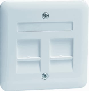 Honeywell Peha - Standaard Inzetplaat schakelmateriaal Centrpl 2Xmj 80.610Mj2Naw