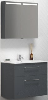 Dansani - Luna Badkamermeubelset 81 cm kantate
