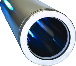 Metaloterm - MF Dubbelwandige rookgasbuis Sectie 100 Cm