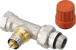 Danfoss - RA-N Radiatorafsluiter 15 Recht O-Ring