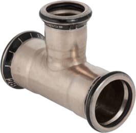 Geberit - Mapress CuNiFe Fitting met 3 aansluitingen mapr cunife t-stuk 22-15-22mm