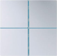 Jung - EIB-KNX Tastsensor bussysteem Tastbedelm 4V Alu Ls Knx