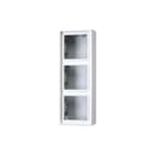 Jung - LS RANGE Opbouwbak inbouwschakelmateriaal Opbwkap Ls990 Zw 3Voud