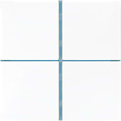 Jung - EIB-KNX Tastsensor bussysteem Tastbedelm 4V Wit Ls Knx
