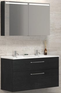 Dansani - Luna Badkamermeubelset 121 cm d kantate