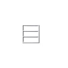 Siedle - KR Montage-element voor deurstation combiframes wit 040822