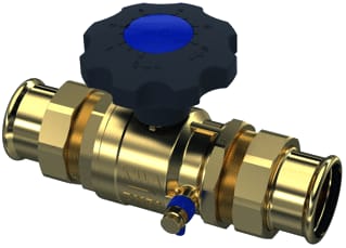 Raminex - S.28 Kogelafsluiter kogelkr dn50 54mapress+aft
