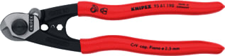 Knipex - Kabelschaar staaldraadschr 9561190sb