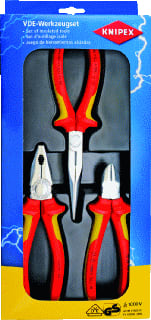 Knipex - 20 Tangenset 0020-12 1Kv 3St