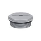 Legrand - Blindplaat wartel kabel-/buisinvoer Blindstop Grijs Iso 40