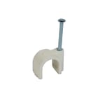 Legrand - Spijkerclip Kabelbeugel Rond 14Mm Wit