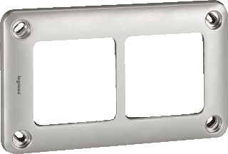 Legrand - Soliroc Vandaalbestendig Afdekraam schakelmateriaal Afdkrm 2V