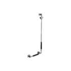 Emco - System 2 Handgreep aangepast sanitair Sys2 Glijst Li 90G Zw/Ch