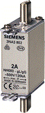 Siemens - 3NA3 NH000 Smeltpatroon (mes) 3Na3836-8