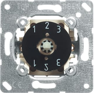Honeywell Peha - Basiselement Drie-standenschakelaar 3-Std Schak Z/Nul 600/3Oa