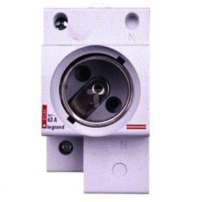Legrand - LEXIC Diazed D-zekeringhouder Mod Schrfpatrh 63A 7392