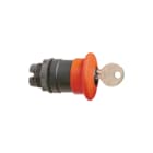 Schneider Electric Telemecanique - Harmony XB5 Drukknop frontelement (paddestoel) vuistslgknp zb5as14 rd40mm