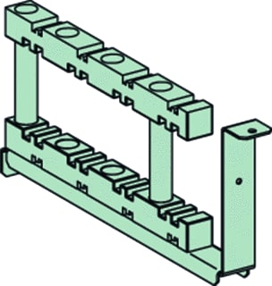 Schneider Electric Sarel - Stroomrailsteun steunrail horiz. 600  se2