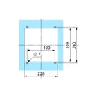 Schneider Electric Sarel - ClimaSys Ventilatieplaat voor kast/lessenaar Ventilatorpl Nsycac228Rmf