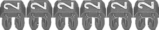 Legrand - CAB 3 Kabel-/adercodering Cab3 9 Wit 0.5-1.5 Ds1200