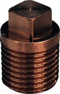 Viega - Bronzen draadfittingen 3291 Fitting met 1 aansluiting Persfit 1/2