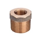Viega - Bronzen draadfittingen 3241 Fitting met 2 aansluitingen Verloopring 1 X1/2