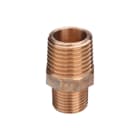 Viega - Bronzen draadfittingen 3245 Fitting met 2 aansluitingen Draadfit2 Verlnip 3/4X1/2