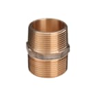 Viega - Bronzen draadfittingen 3280 Fitting met 2 aansluitingen Brons Dubbel Nippel 1 1/2
