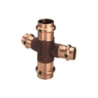 Viega - Profipress Therm-armaturen 2247 Fitting met 4 aansluitingen sanpr kruisstuk 24 18x15