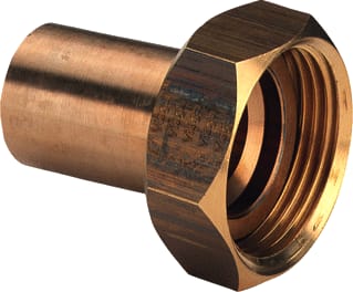 Viega - Sanpress 2264 Fitting met 2 aansluitingen Sanp Schr.Kopp 18X3/4
